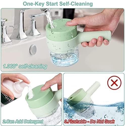 4 in 1 Portable Electric Vegetable Cutter Set